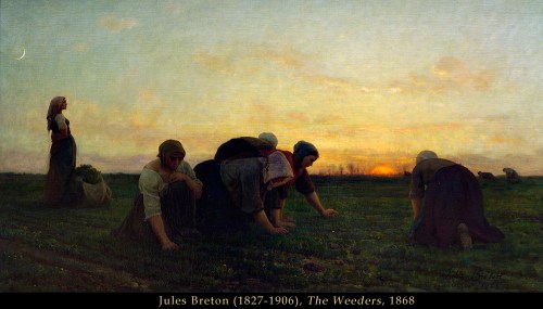 Jules Breton the weeders