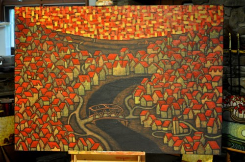 GC Myers 2009 Adding the Red Roofs