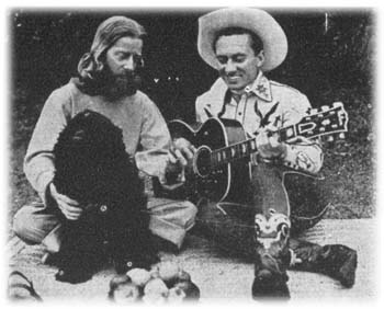 eden ahbez with cowboy jack patton