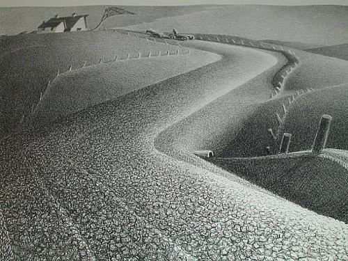 Grant Wood-- March