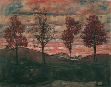 Schiele Vier Baume