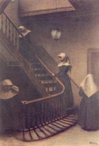 Xavier Mellery- After Evening Prayers