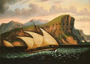 Thomas Chambers--Felucca Off Gibraltar