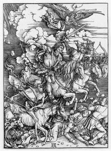 Albrecht Durer  Four Horsemeen of the Apocalypse ca 1497