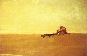 Howard Pyle-  Marooned Pirate