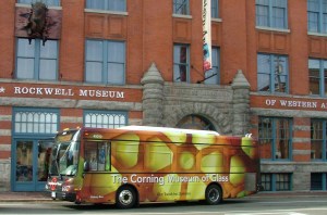 Tom Gardner's Artemus the Buffalo Bursting from Rockwell Musuem