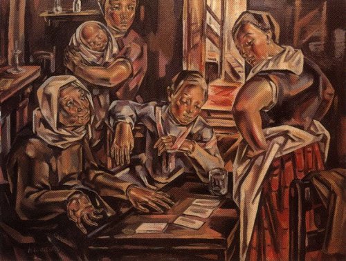 Maria Blanchard-La Echadora de Cartas