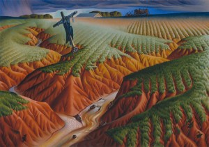 Alexander Hogue- The Crucified Land  1939