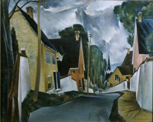 Preston_Dickinson Old Quarter Quebec 1927 - The Phillips Collection