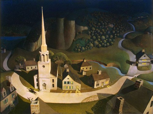 Grant Wood Midnight Ride of Paul Revere