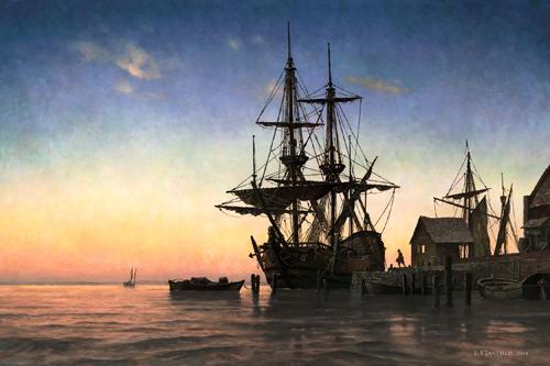 L.F. Tantillo- Manhattan Sunset