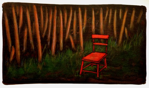 GC Myers- Little Red Riding Chair