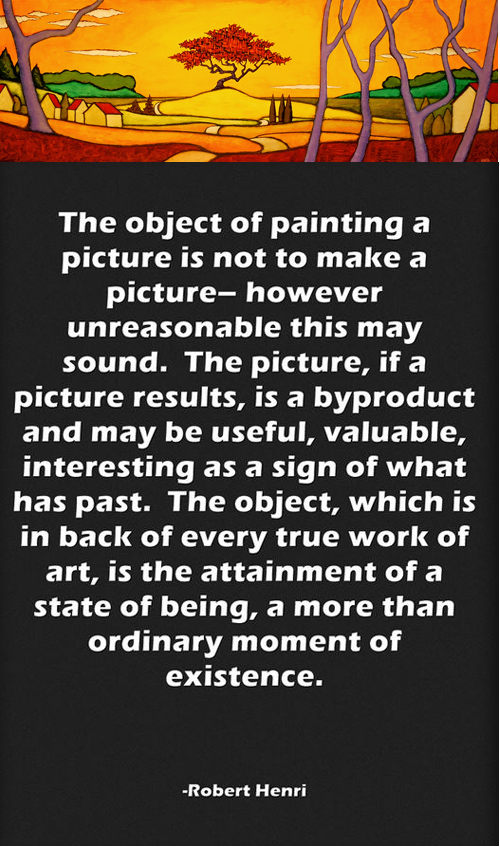 Robert Henri Quote Boundless