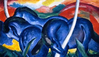 Franz Marc- Large Blue Horses