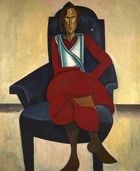 Wyndham Lewis- Seated Figure