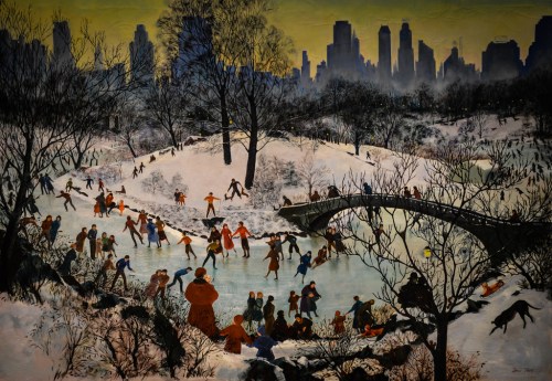 Agnes Tait- Skating in Central Park