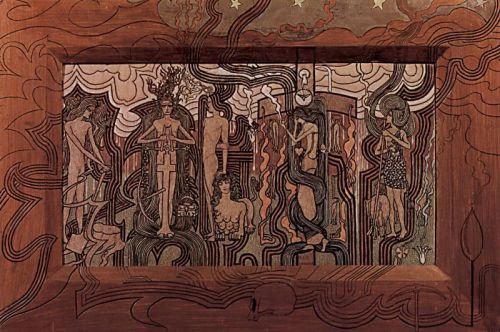 Jan Toorop The Song of Time 1893