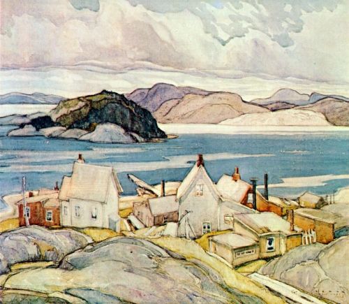 Franklin Carmichael -Jackknife Village-1926