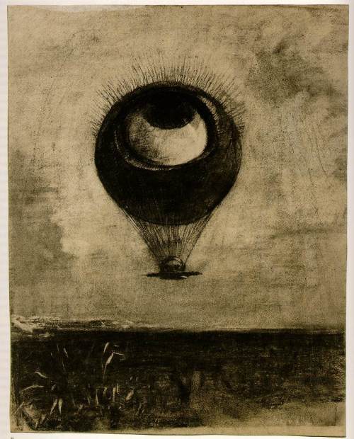 Odilon Redon - Eye  Balloon-1898