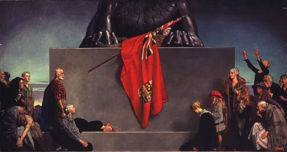 John Liston Byam Shaw  The Flag 1918