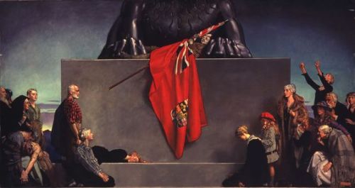 John Liston Byam Shaw  The Flag 1918