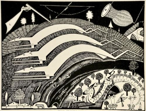 Amadeo de Souza-Cardoso-Three White Greyhounds