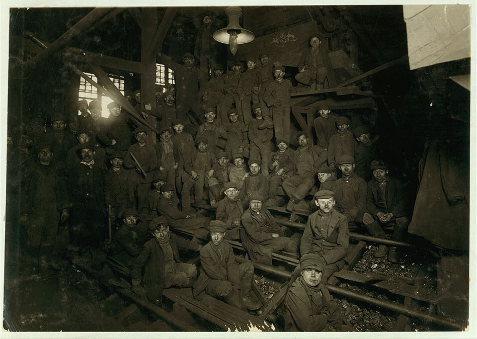 Lewis Hine -Pennsylvania Coal Company  Ewen Breaker Pittston 1911