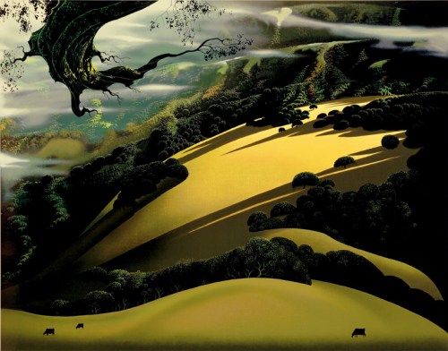 Eyvind Earle- Santa Ynez Memory