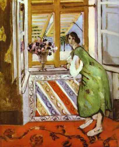 matisse-- Young Girl in a Green Dress 1921