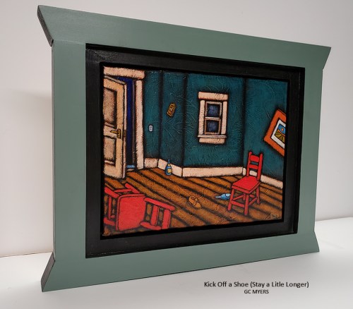 GC Myers- Kick Off a Shoe in Frame