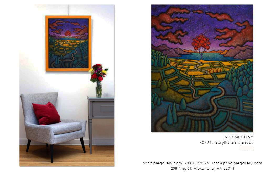 GC Myers- In Rhapsody Principle Gallery 2021 Catalog page