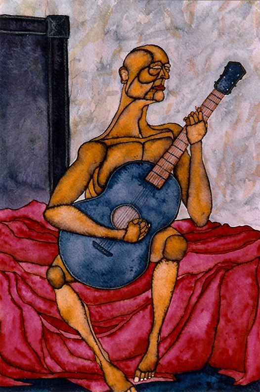 GC Myers- exiles-blue-guitar 1995