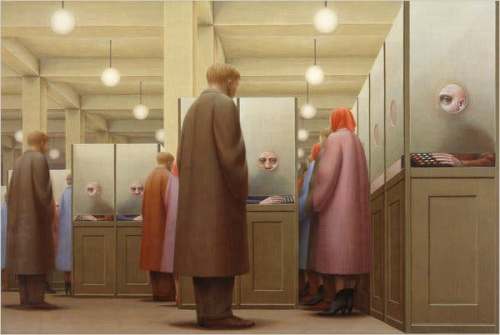 George Tooker The Government Bureau