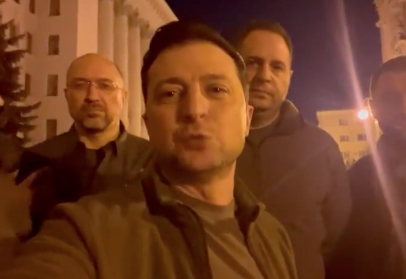 Zelensky in Kviv
