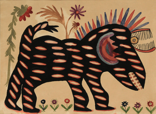 Maria Prymachenko- Beast -1936