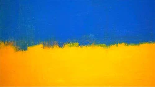 Mark Rothko Untitled (Yellow and Blue) 1954 detail