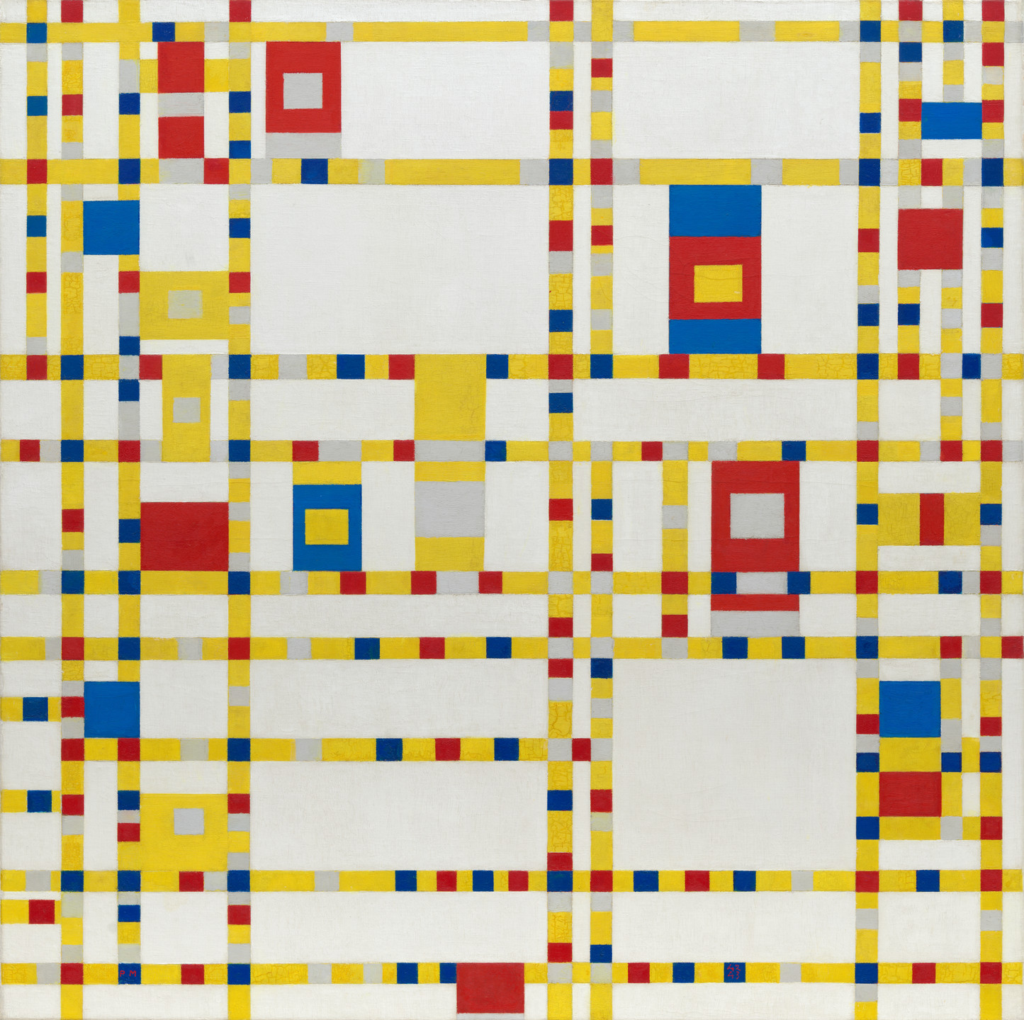 Piet Mondrian Broadway Boogie Woogie 1942-43