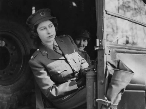 Queen Elizabeth II as a Mechanic During World War II