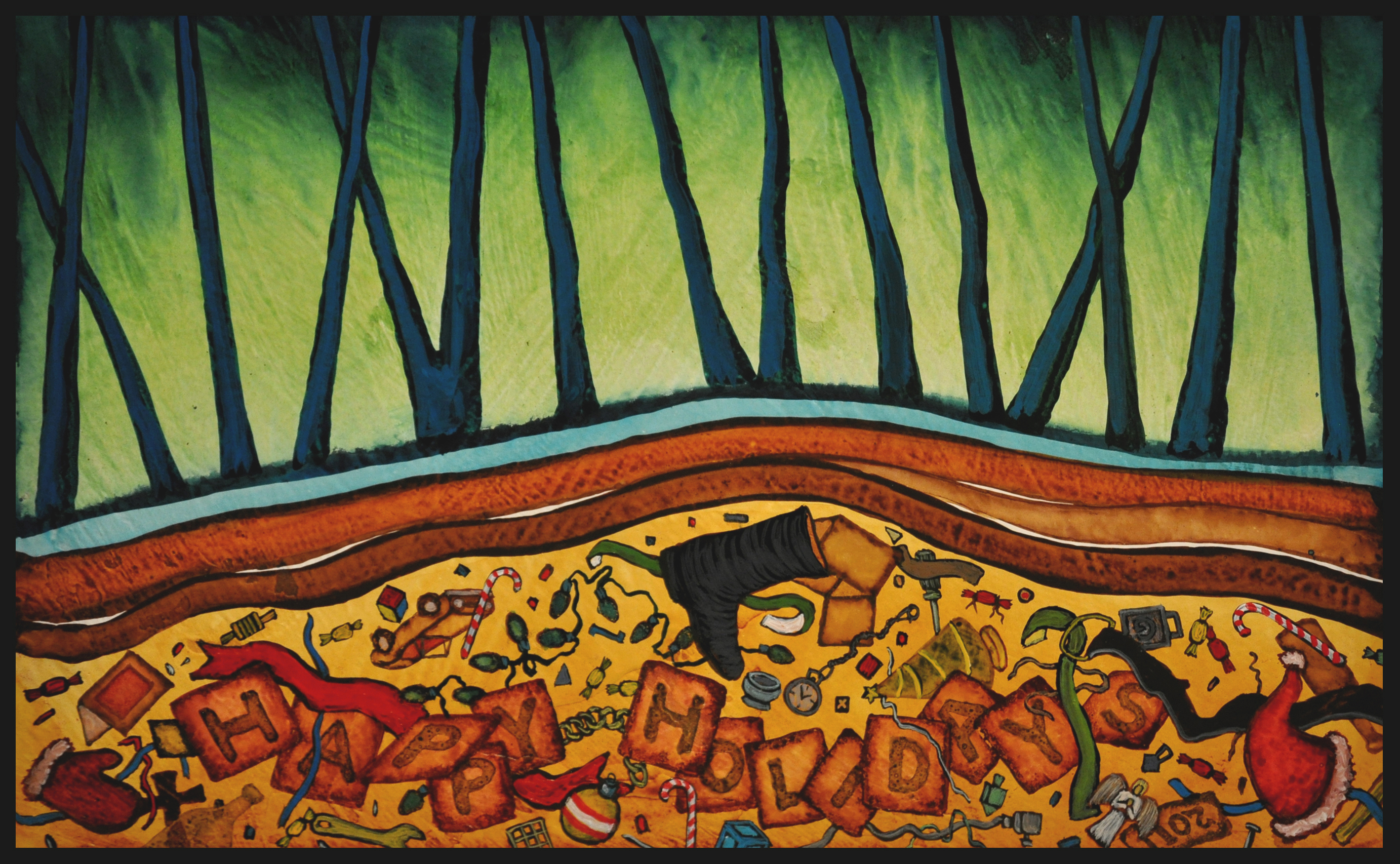 2011 Christmas Card Framed