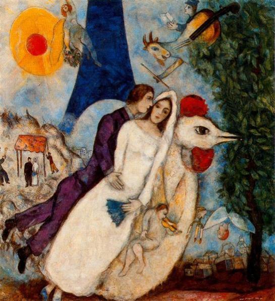 Marc Chagall the-betrothed-and-eiffel-tower-1913.jpg!Large