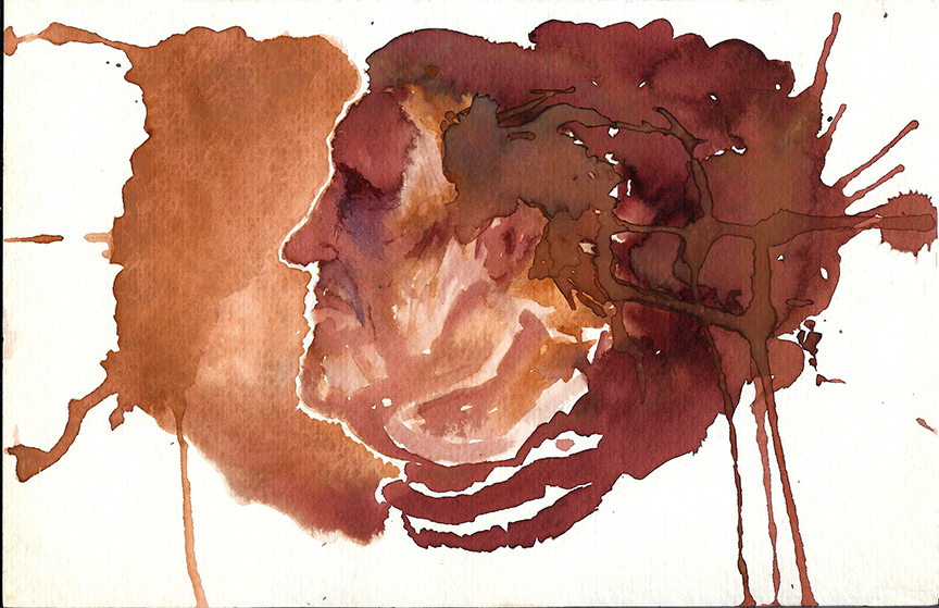 GC Myers- Early Experiment in Ink 1993-4