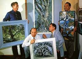 4 Artists Paint One Tree Disney